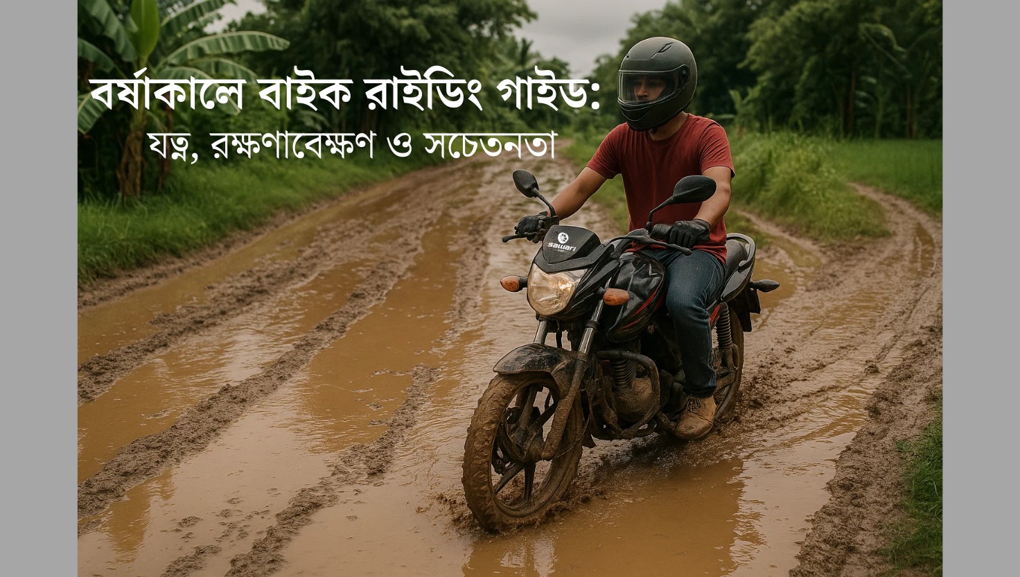 বর্ষাকালে বাইক রাইডিং গাইড: বাইকের যত্ন, রক্ষণাবেক্ষণ ও সচেতনতা